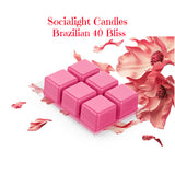 Socialight Candles - Brazilian 40 Bliss Scented Wax Melts