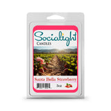 Socialight Candles Santa Bella Strawberry Scented Wax Melts