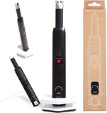 Electric Candle Lighter - Rechargeable, Flameless, & Windproof Torch Stick for Candles, Grill, Fireplace, & Stove - Long Electronic Camping Device with Tesla Coil Arc - The USB Lighter Company