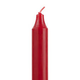 Northern Lights Candles Rustic Crimson 7" Taper Candle