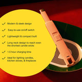 Electric Candle Lighter - Rechargeable, Flameless, & Windproof Torch Stick for Candles, Grill, Fireplace, & Stove - Long Electronic Camping Device with Tesla Coil Arc - The USB Lighter Company
