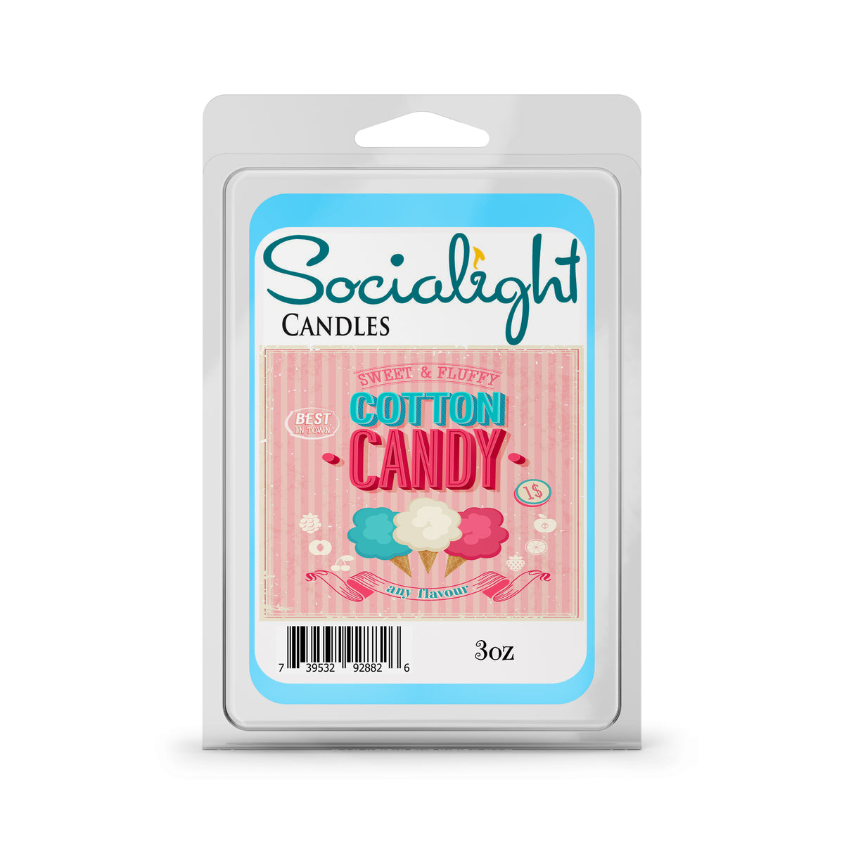 Socialight Candles Winter Candy Apple Scented Wax Cubes/Melts