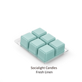 Socialight Candles Fresh Linen Scented Wax Melts