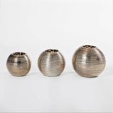 Socialight Candles - Spun Detail Set of 3 Round Candle Holders by Drew DeRose