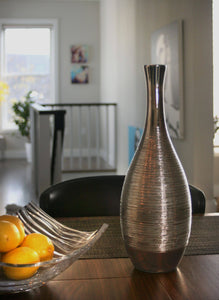 Socialight Candles - Spun Detail 16'' Porcelain Table Vase by Drew Derose