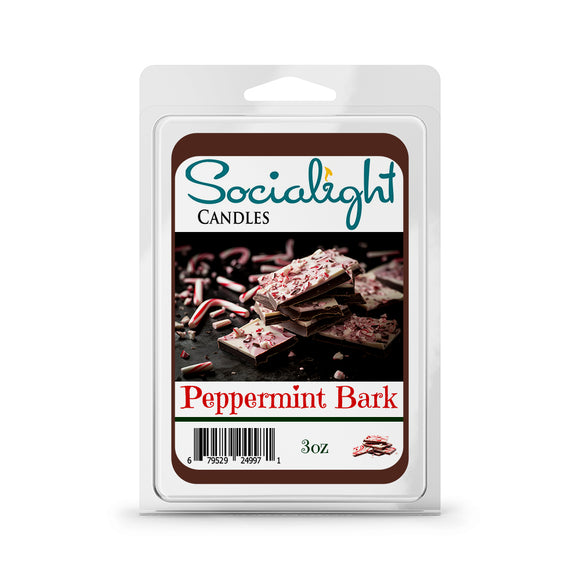 Socialight Candles - Peppermint Bark Scented Wax Melts