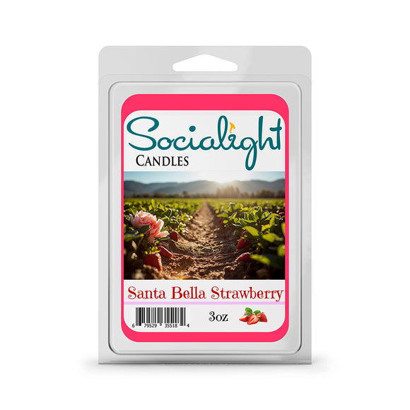 Socialight Candles Santa Bella Strawberry Scented Wax Melts