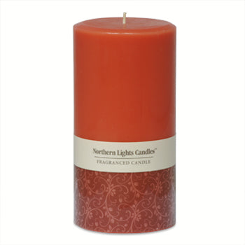 Northern Lights Candles - 3x6 Pillar - Spiced Apple