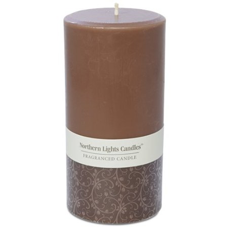 Northern Lights Candles - 3x6 Pillar - Mocha Latte