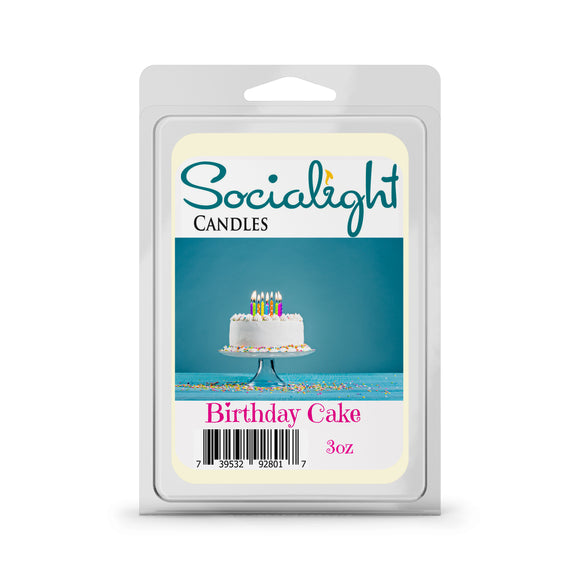 Socialight Candles - Birthday Cake Scented Wax Melts