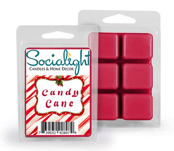 Socialight Candles - Candy Cane Scented Wax Cubes/Melts