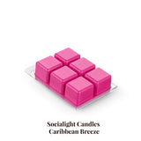 Socialight Candles - Caribbean Breeze Scented Wax Cubes / Melts