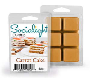 Socialight Candles - Carrot Cake Scented Wax Cubes / Melts