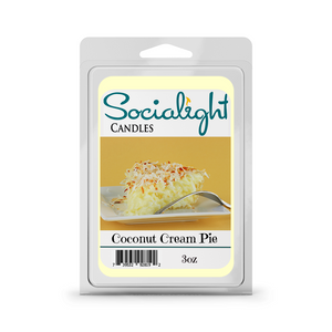Socialight Candles Coconut Cream Pie Scented Wax Cubes/Melts