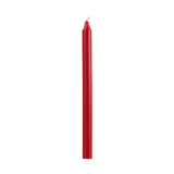 Northern Lights Candles Rustic Crimson 12" Taper Candle