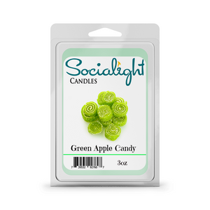 Socialight Candles Green Apple Candy Scented Wax Melts