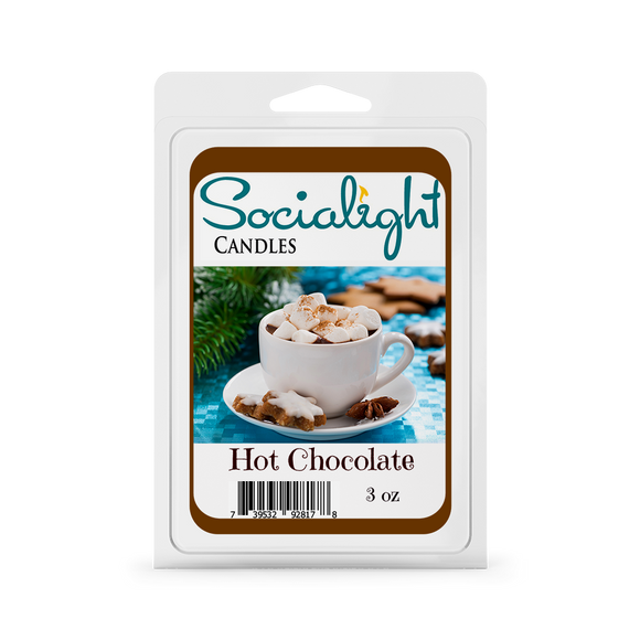 Socialight Candles - Hot Chocolate Scented Wax Cubes/Melts