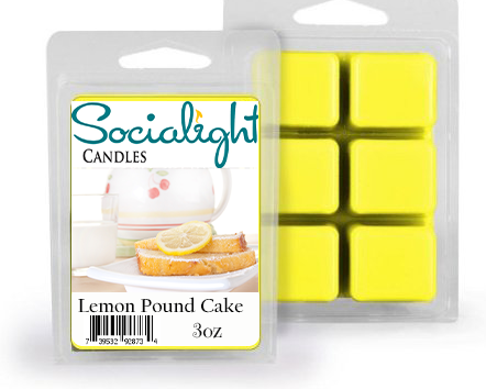 Socialight Candles - Lemon Pound Cake Scented Wax Cubes/Melts