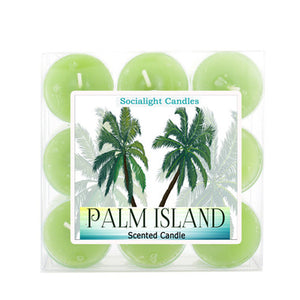 Socialight Candles - Palm Island Scented Tea-Light Candles