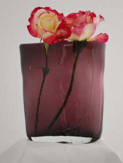 TAG Small Hudson  Vase - Plum